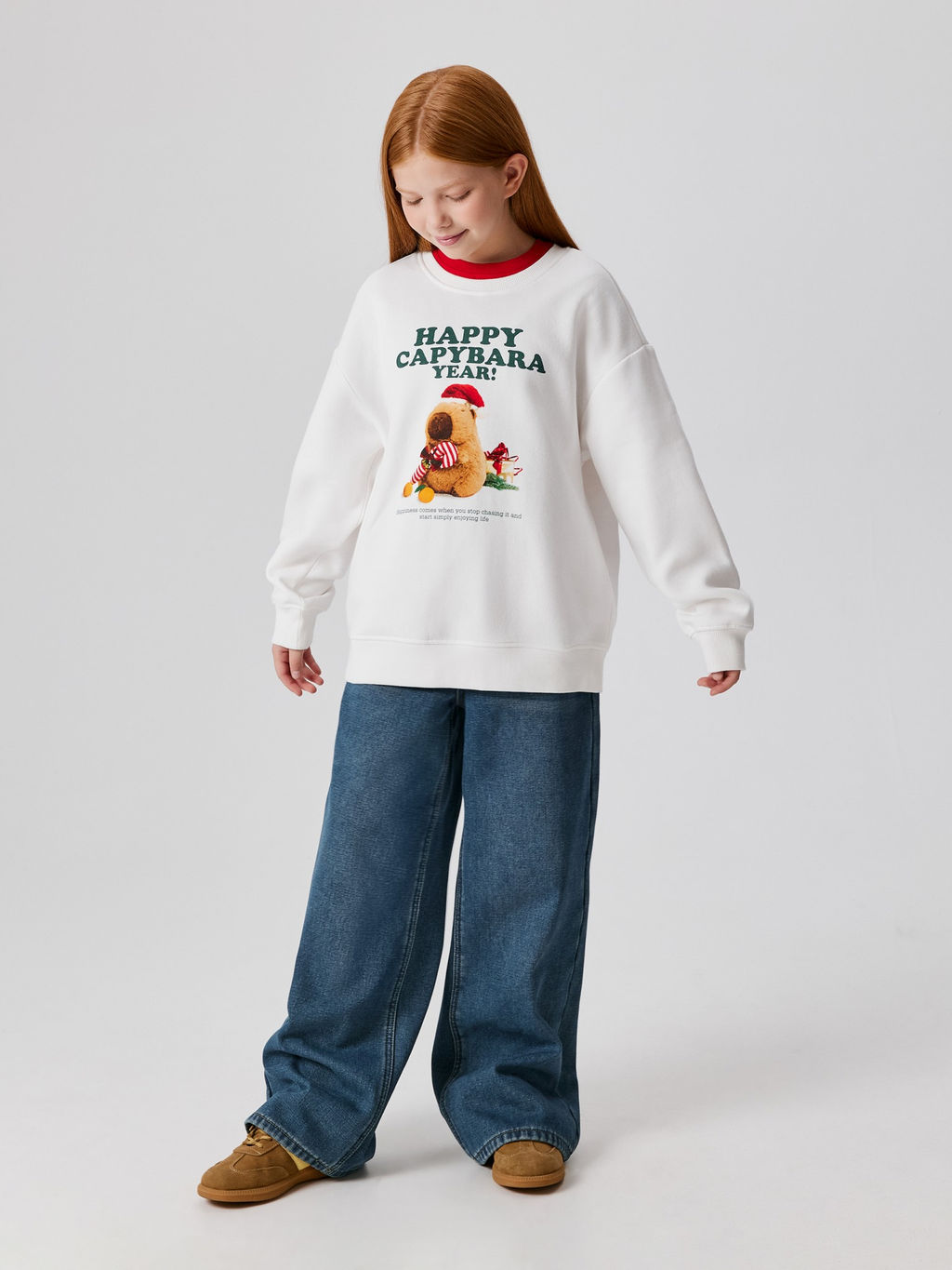 ACOOLA / Джемпер детский для девочек Somalia молочный  фото 4