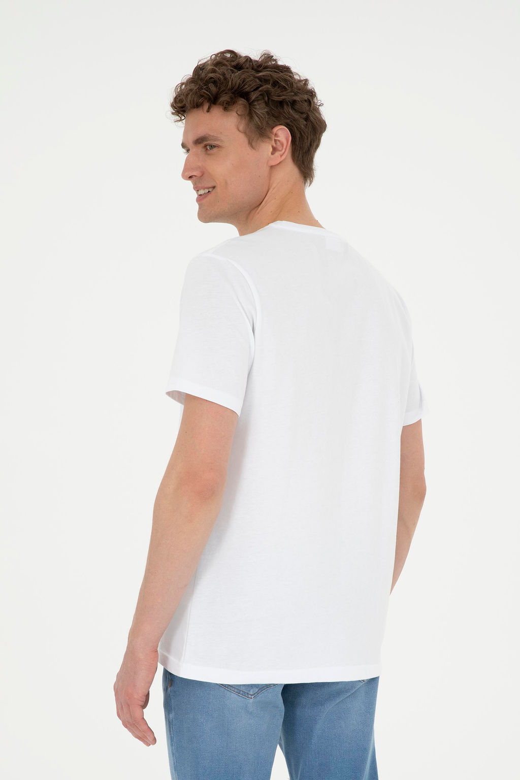 Мужская белая футболка Неожиданная скидка в корзине - U.s. polo assn фото 12