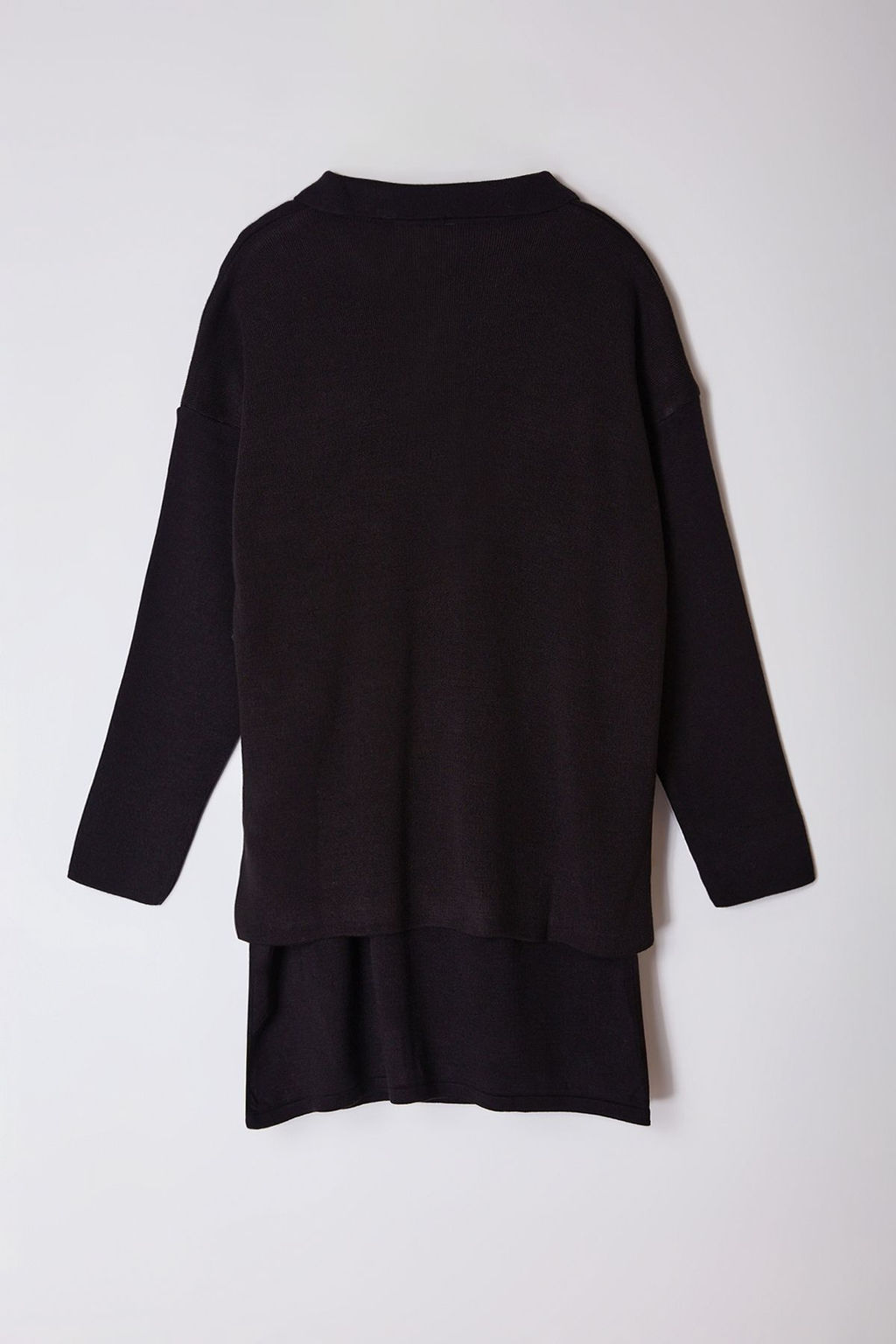 TRENDYOLMILLA Siyah Mini Triko Basic Elbise TWOAW25EL00051  фото 12