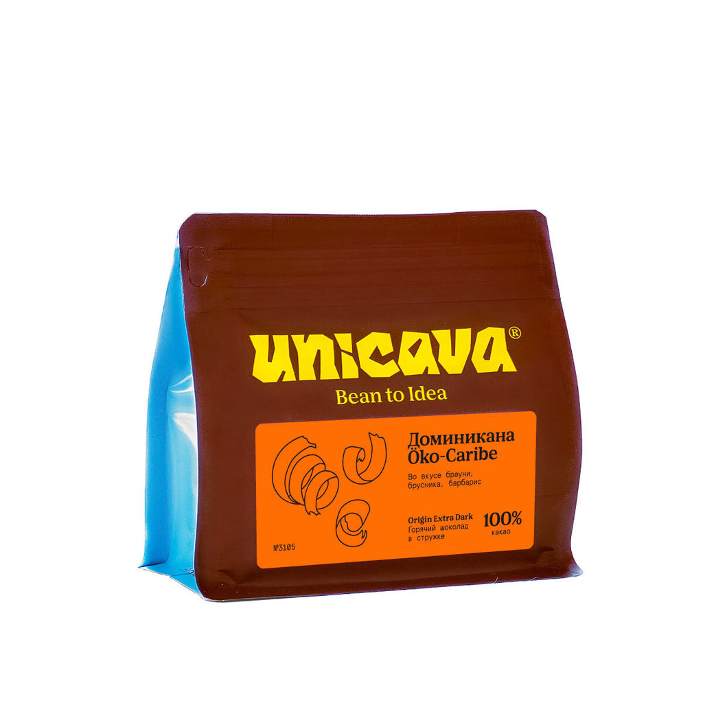 Доминикана Oko-Caribe, горячий шоколад 100 %