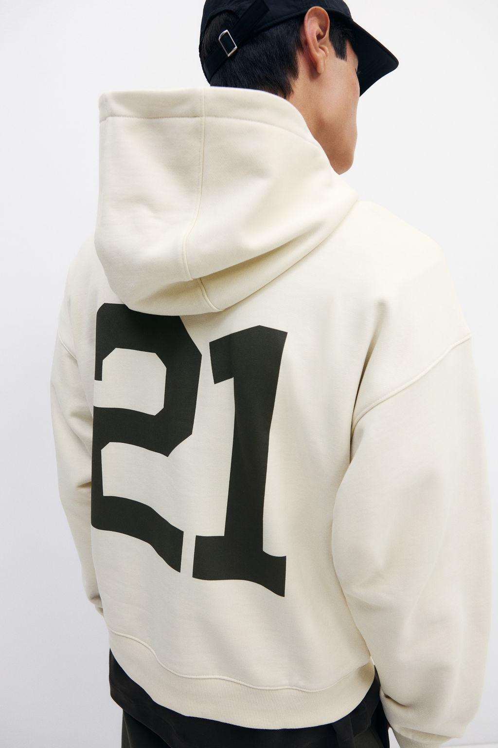 Sudadera boxy con capucha Oversized Fit - H&m фото 5
