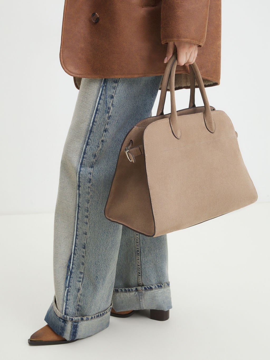 Женский тоут TENDANCE Артикул 4247996, серо-бежевый фото 2