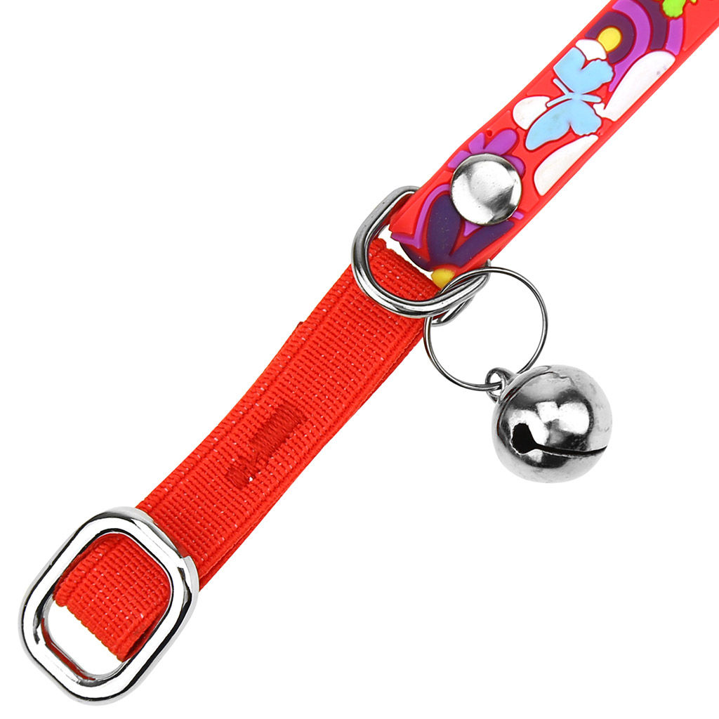 Ошейник универсальный Праздник 1х35см, с бубенчиком, силикон, на картоне, цвета микс (Китай) - Pet toys фото 4