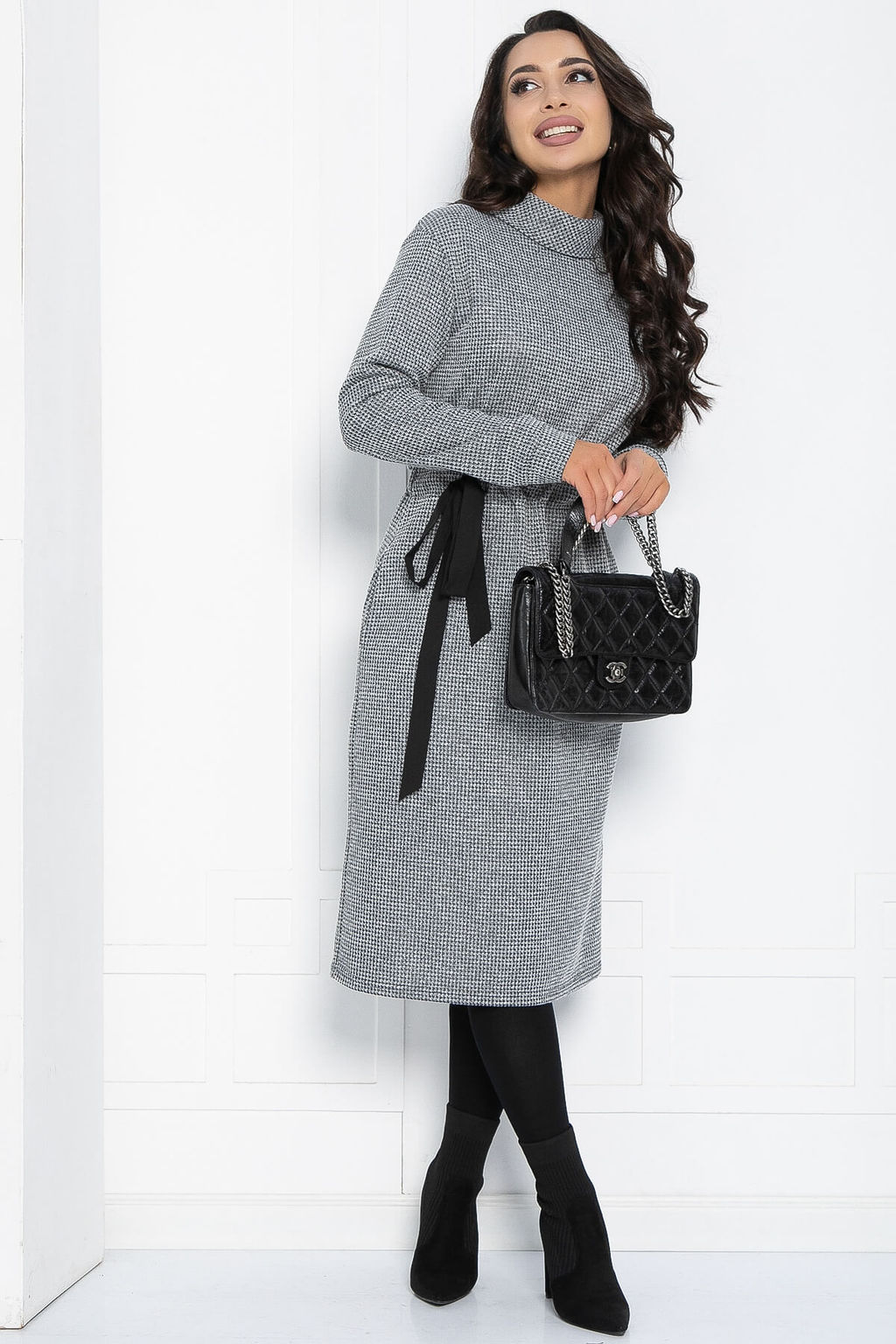 Платье Бонита (серое) П12377-30 - Lt collection фото 6