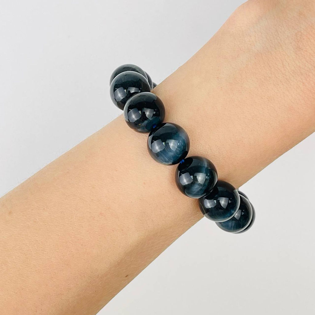 Браслет из Соколиного глаза 18,5 см