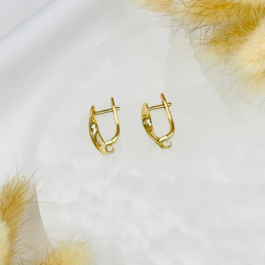 Швензы для сережек с Фианитами