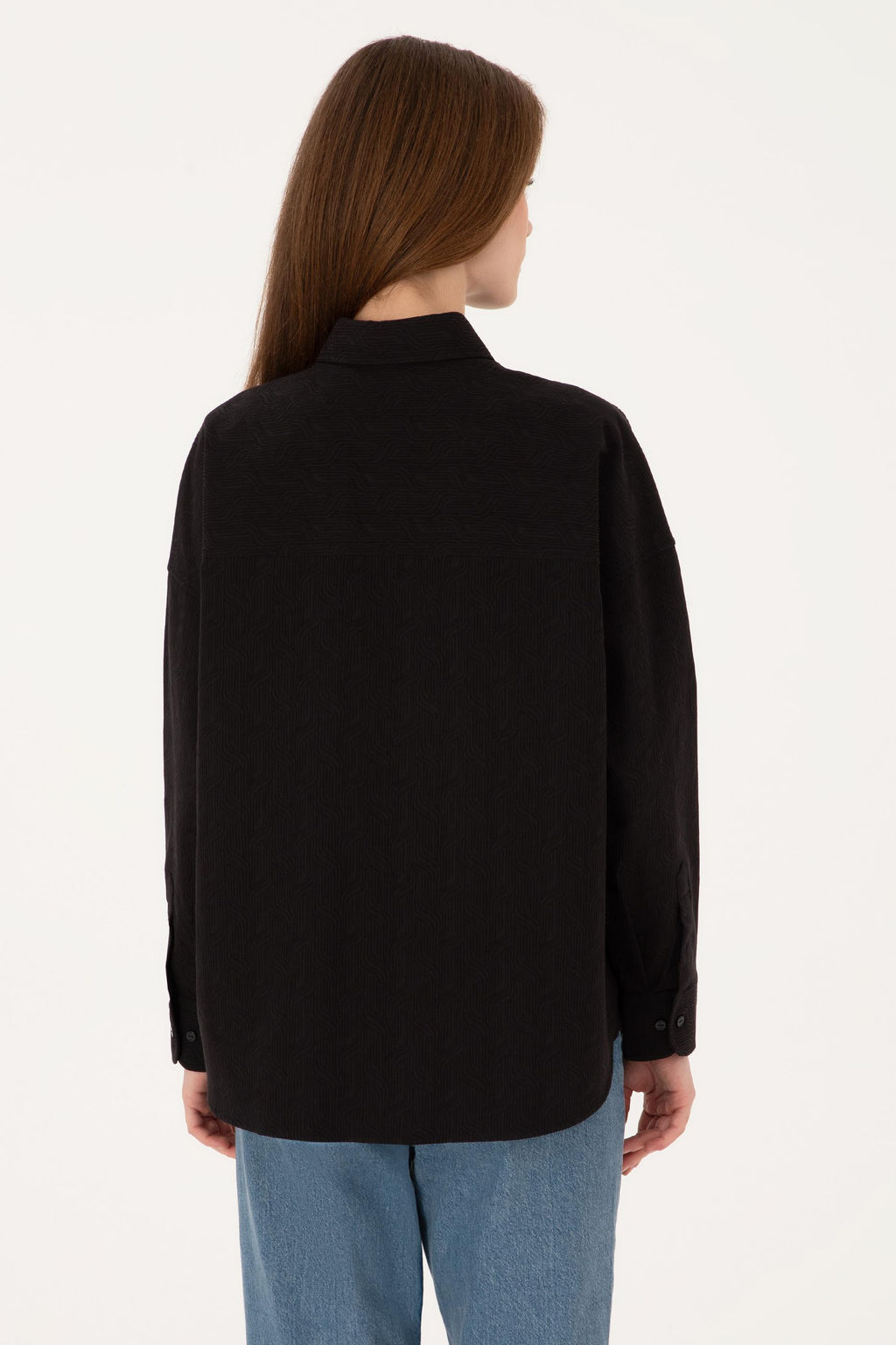 Kad_n Siyah Uzun Kollu G_mlek - U.s. polo assn фото 5