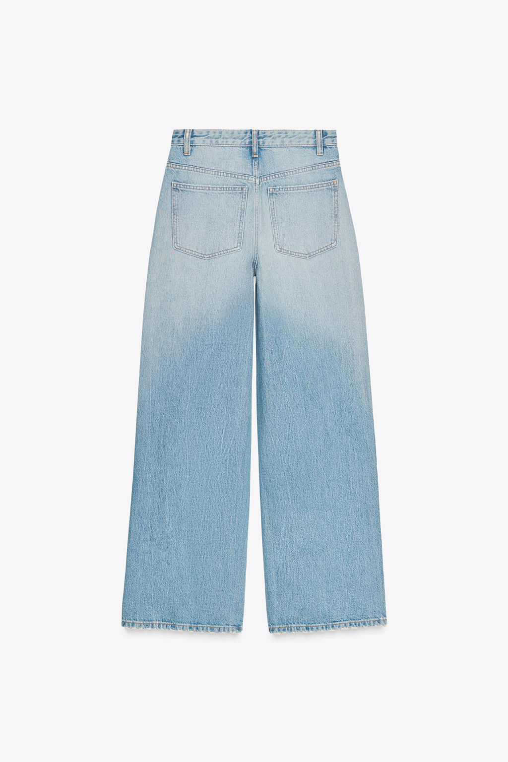 TRF WIDE-LEG HIGH-WAIST JEANS WITH CROSSOVER WAIST - Zara фото 21
