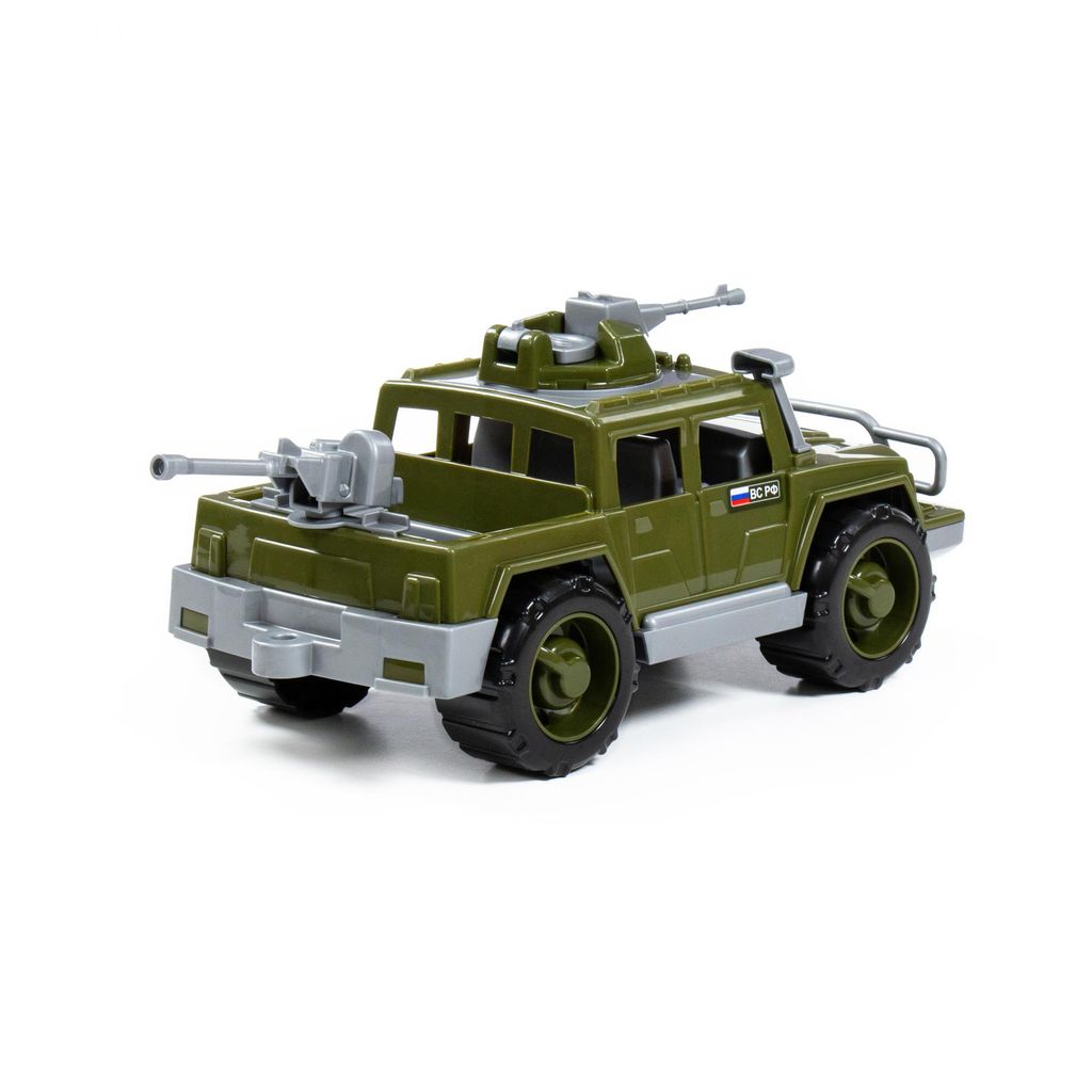 Автомобиль-пикап военный Защитник с 2-мя пулемётами (в коробке) - Полесье фото 4
