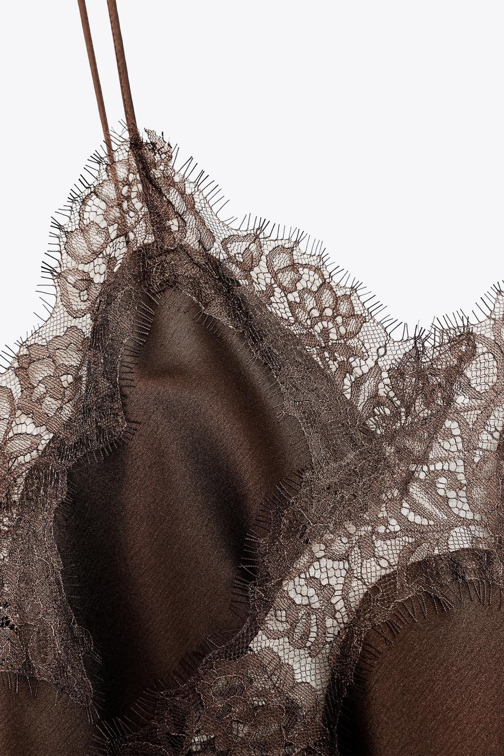 ASYMMETRIC LACE DRESS ZW COLLECTION - Zara фото 17