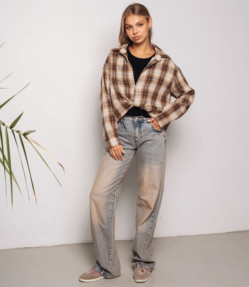 Комплект рубашка+топ #КТ2541 - Dommod фото 35