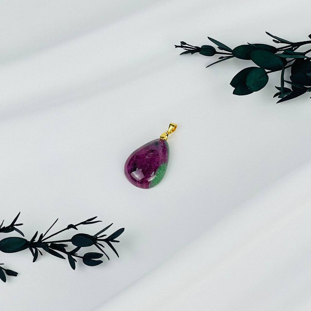 Кулон из Рубина на Цоизите