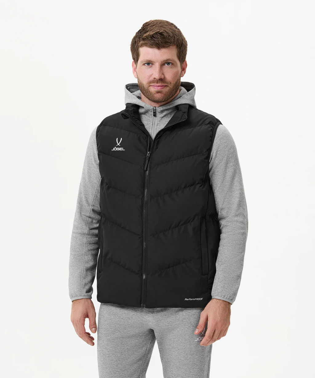 Жилет утепленный JOGEL ESSENTIAL PerFormPROOF Padded Vest, черный  фото 8