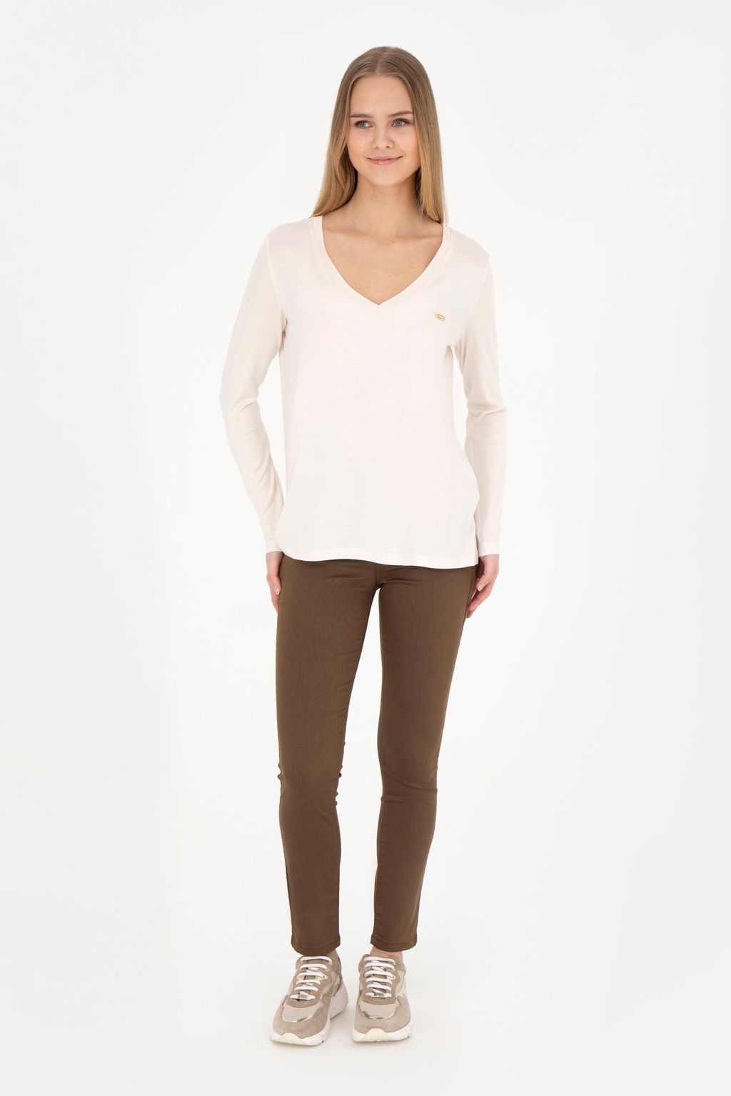 Kad_n Ekru Sweatshirt - U.s. polo assn фото 4