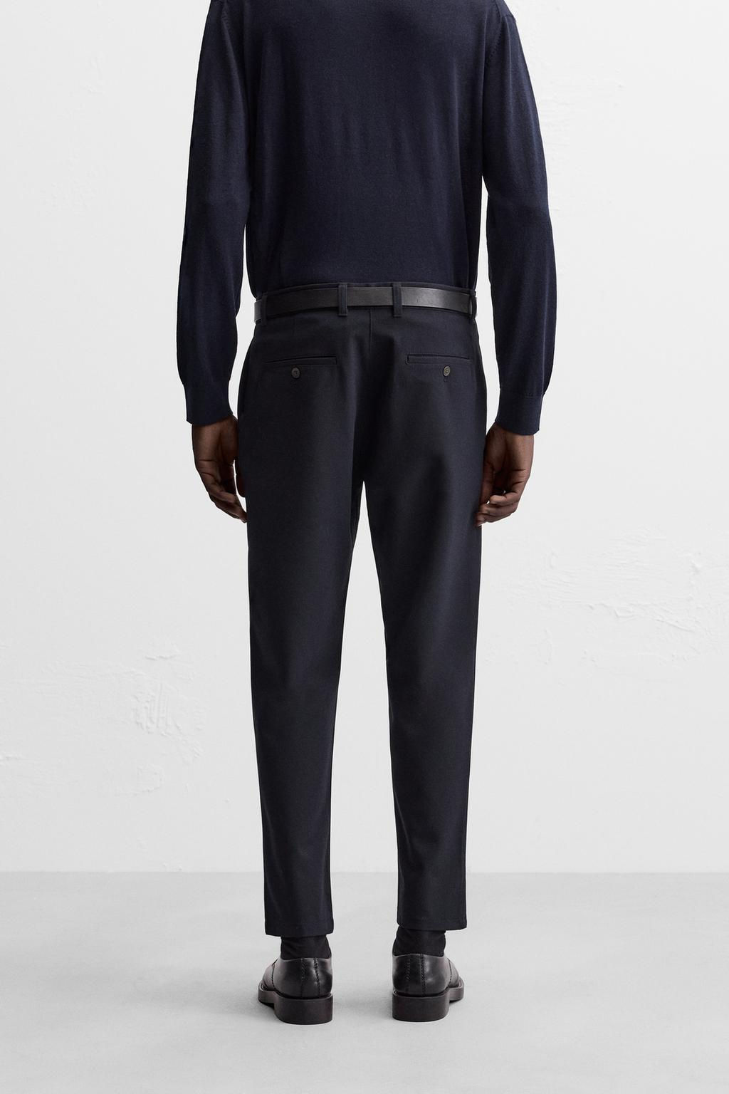TEXTURED COMFORT TROUSERS - Zara фото 38