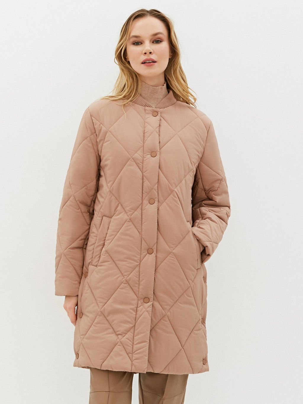 Conso/SM 220110 - beige Утепленное Пальто  фото 3