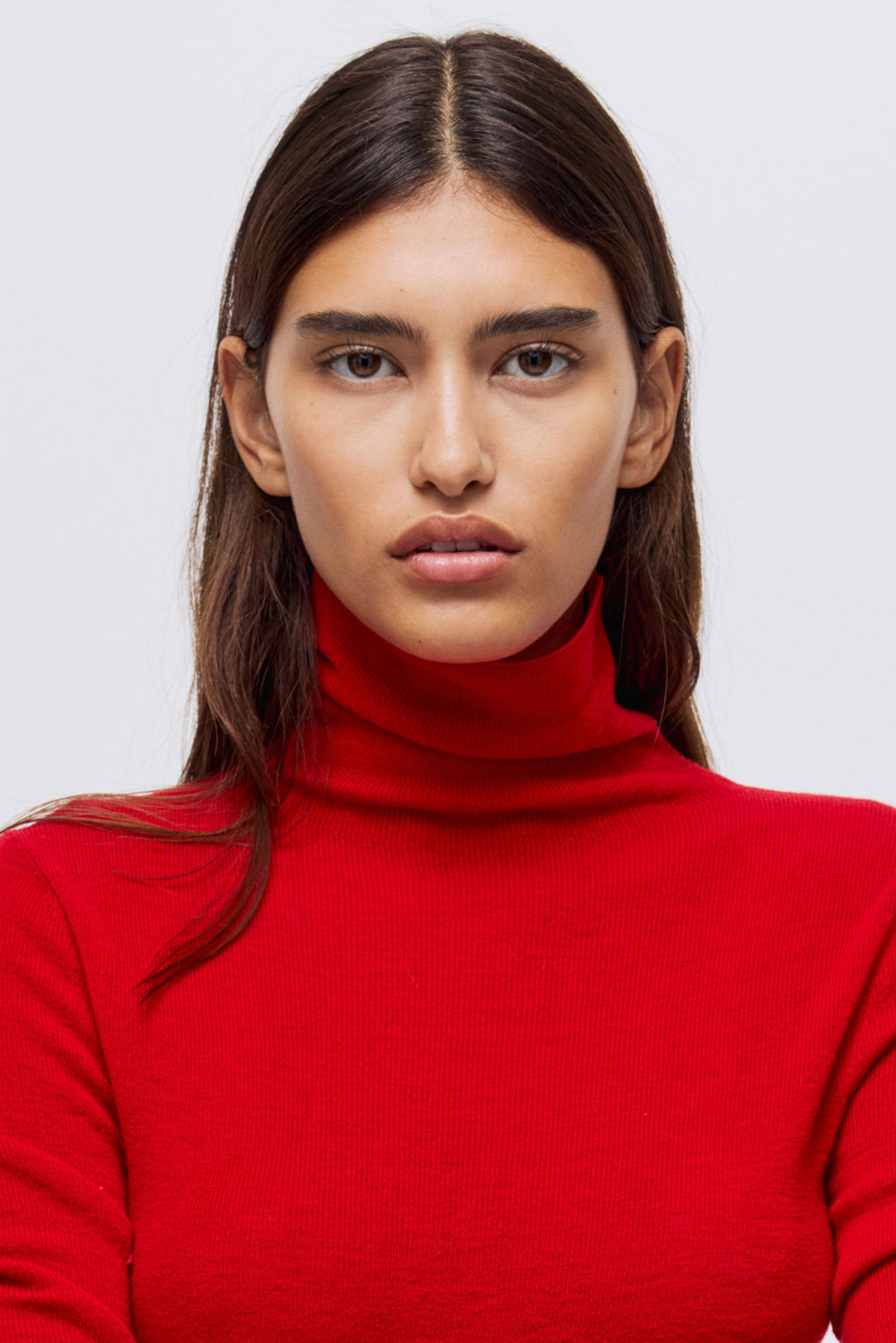 Jersey de cuello alto en mezcla de cachemira - H&m фото 3