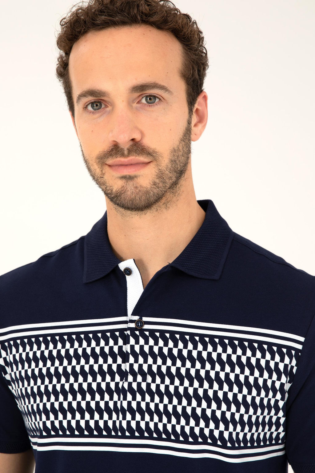 U. S. Polo Assn / Мужская темно-синяя футболка - U.s. polo assn фото 2