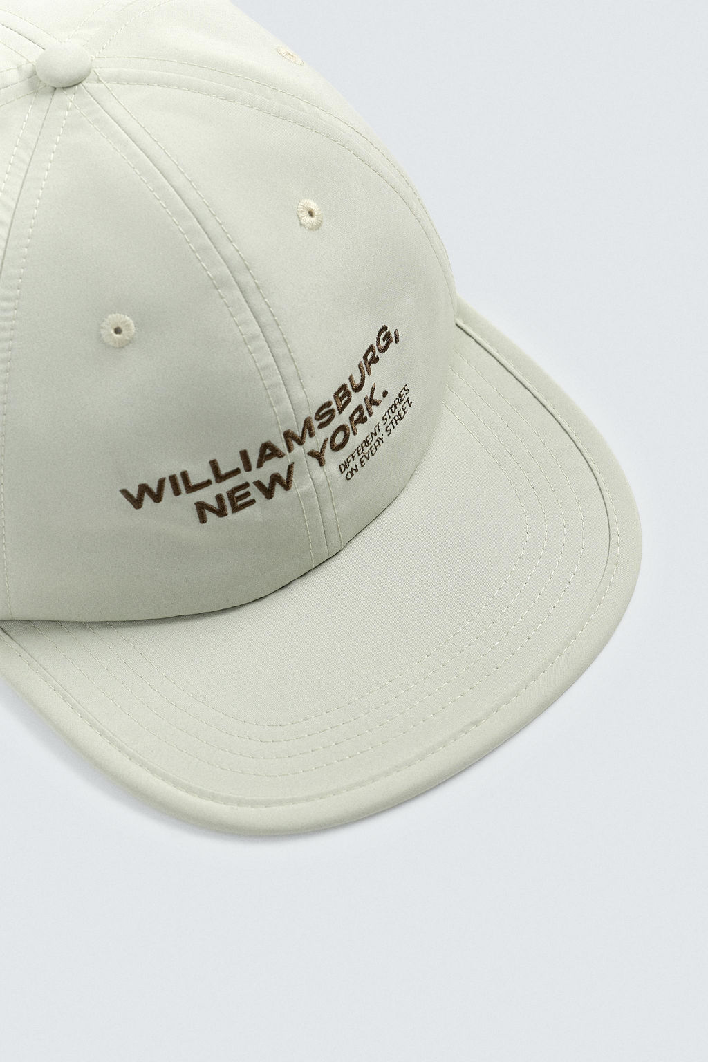 EMBROIDERED FLAT PEAK CAP - Zara фото 3