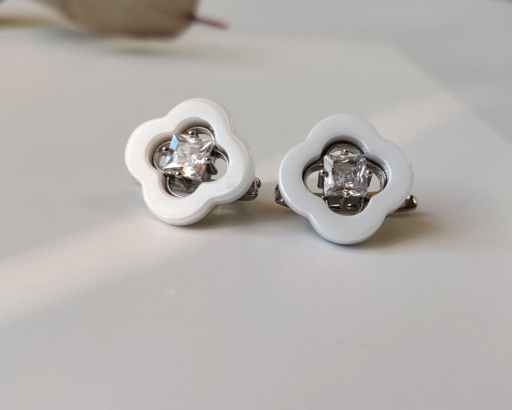 Серьги с керамикой