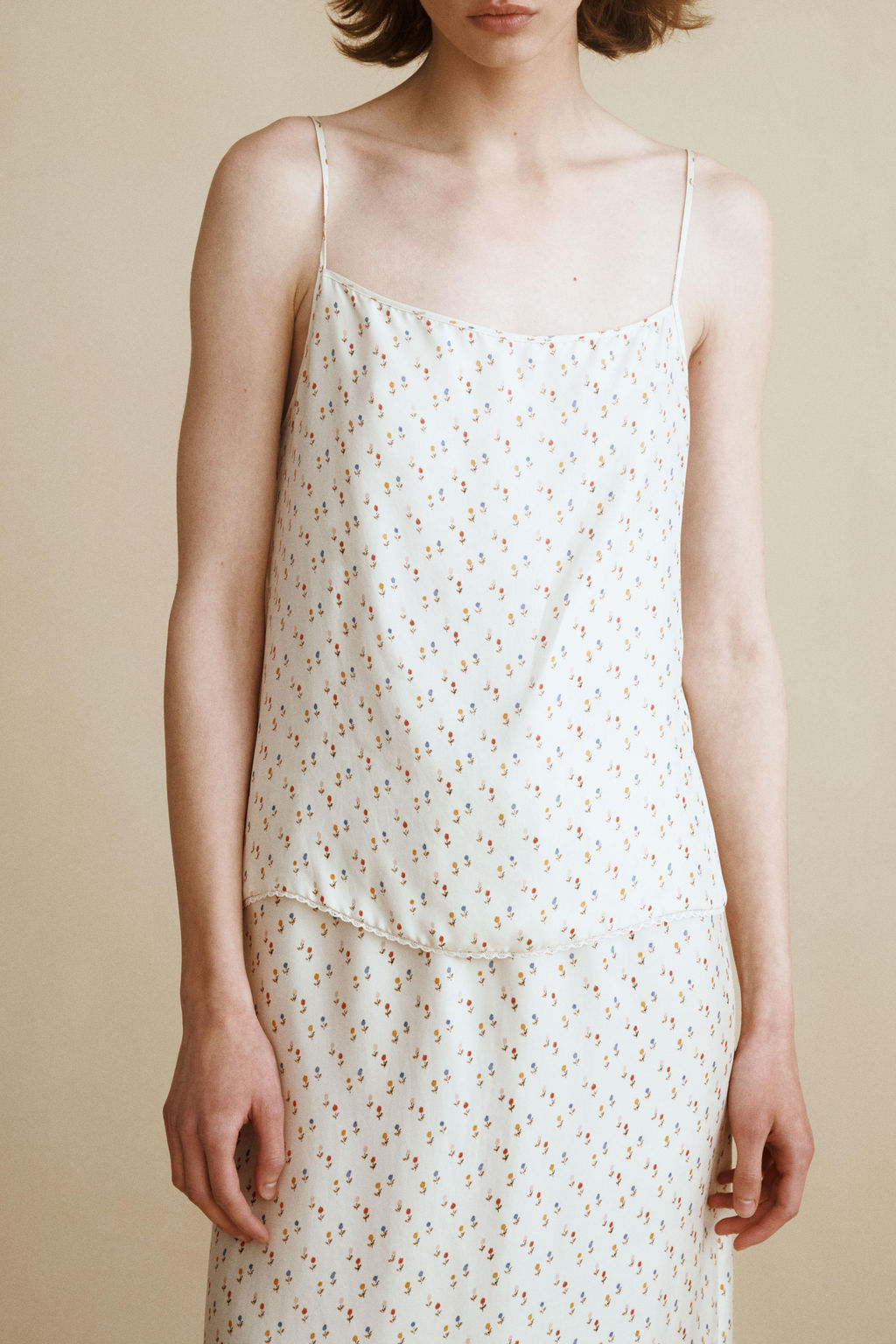 TOP SEDA 100% CREATED BY CARAMEL LONDON X ZARA / Estampado
