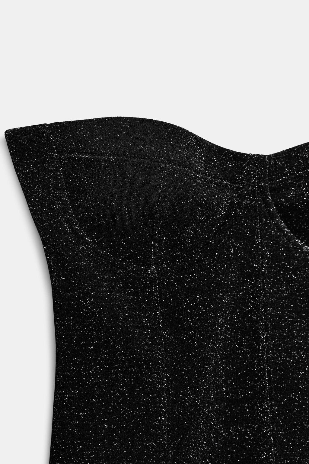 SPARKLY STRETCH BANDEAU TOP - Zara фото 9