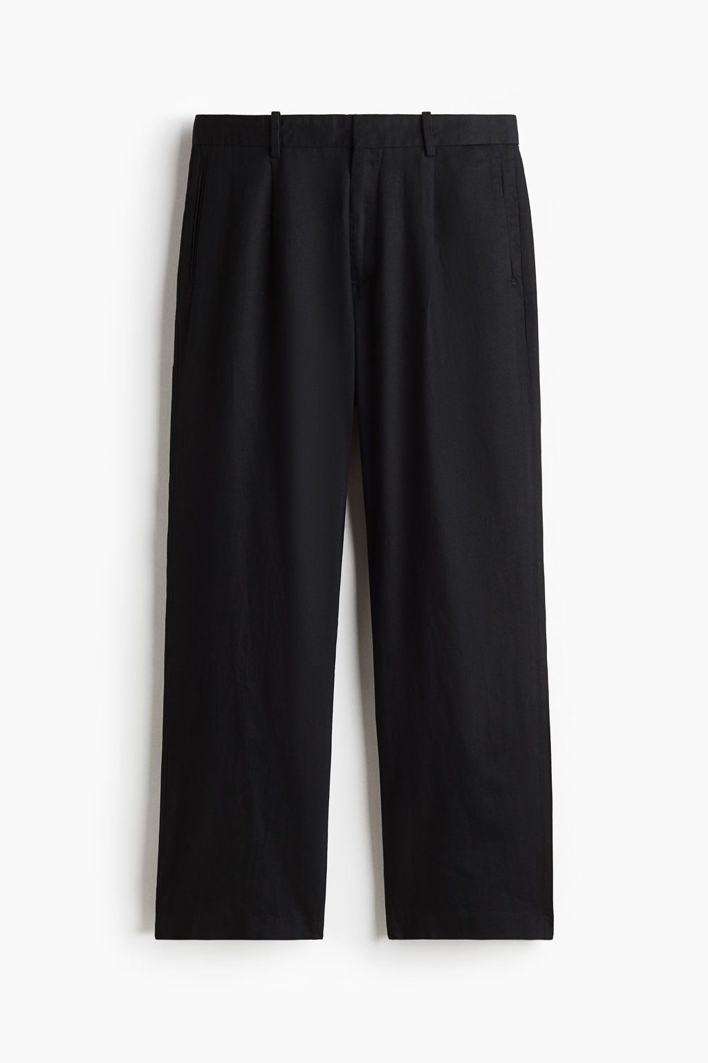 Pantal?n en mezcla de lino Relaxed Fit - H&m фото 3