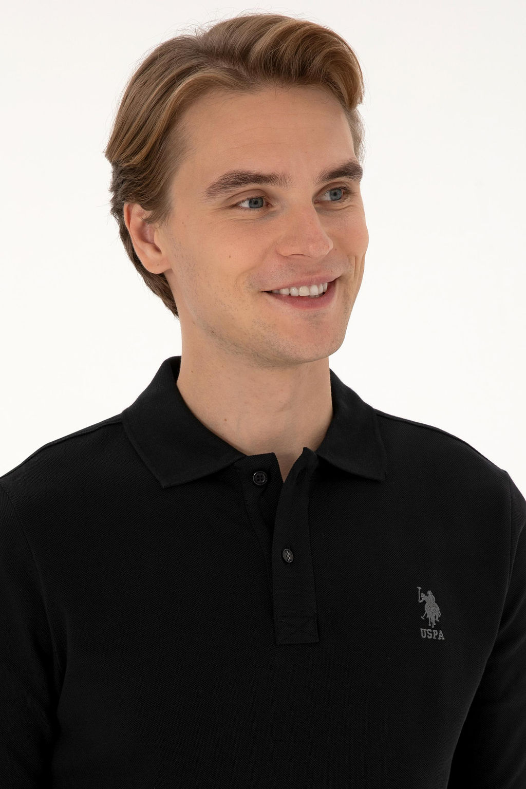 Erkek Siyah Basic Sweatshirt Sepette S_rpriz _ndirim - U.s. polo assn фото 2