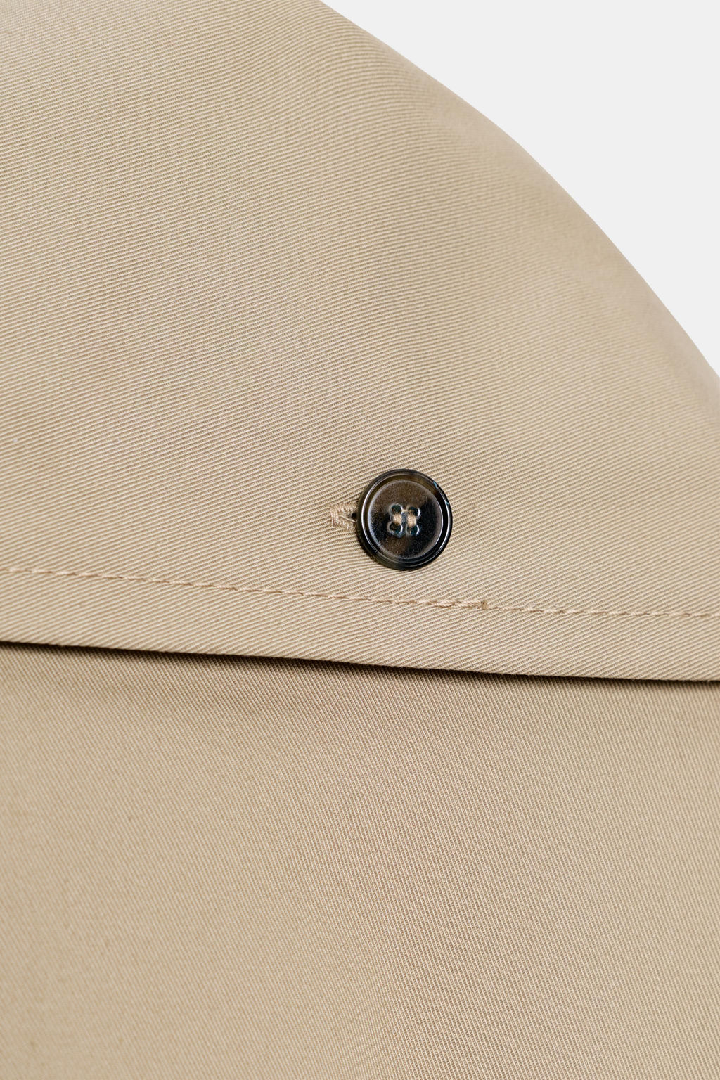 TRENCH OVERSIZE PA?UELO ZW COLLECTION LIMITED EDITION / kaki-med - Zara фото 10