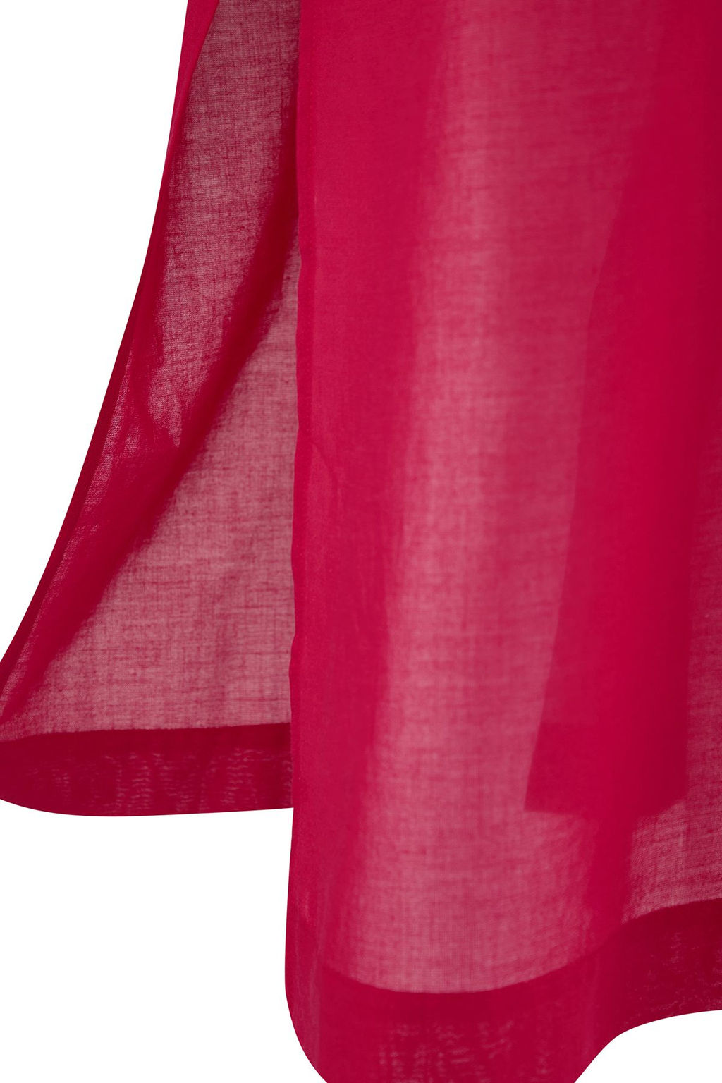 Trendyolmilla Fusya Maxi Dokuma %100 Pamuk Nak?sl? Plaj Elbisesi TBESS25EL00026  фото 9