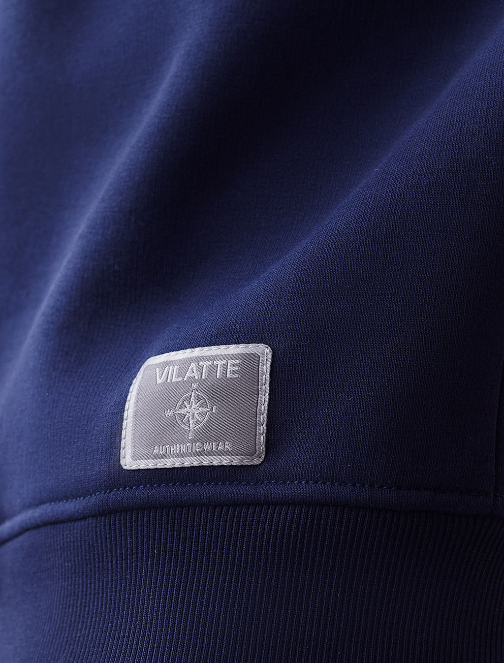 VILATTE/ Свитшот из премиального футера трехнитки с начесом  фото 2