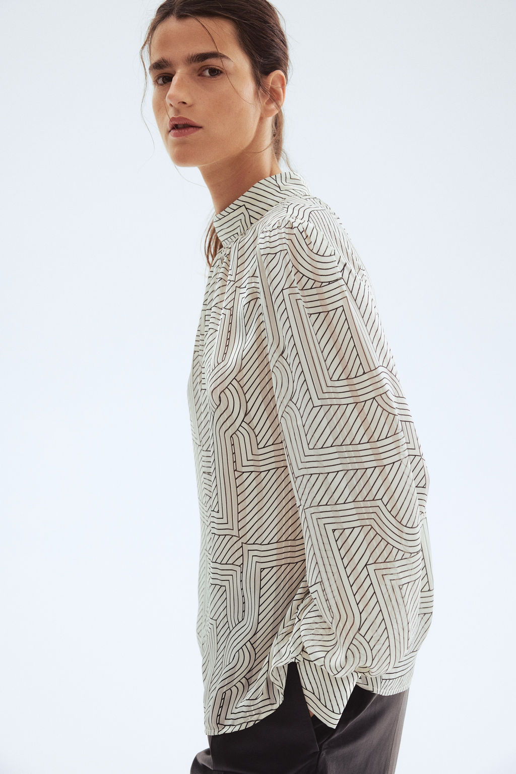 Stand-collar blouse - H&m фото 6