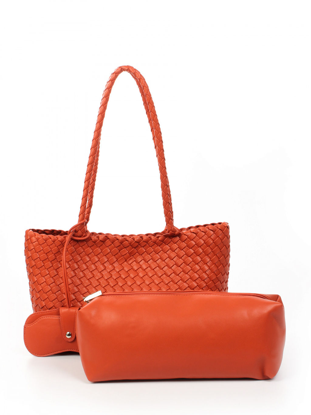 LACCOMA сумка СУ1056-оранжевый эко кожа хлопок
