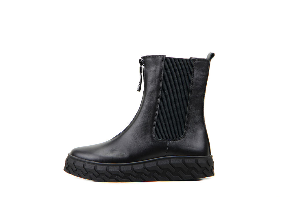 Ботинки 345.icebergbl.Black/Шерсть