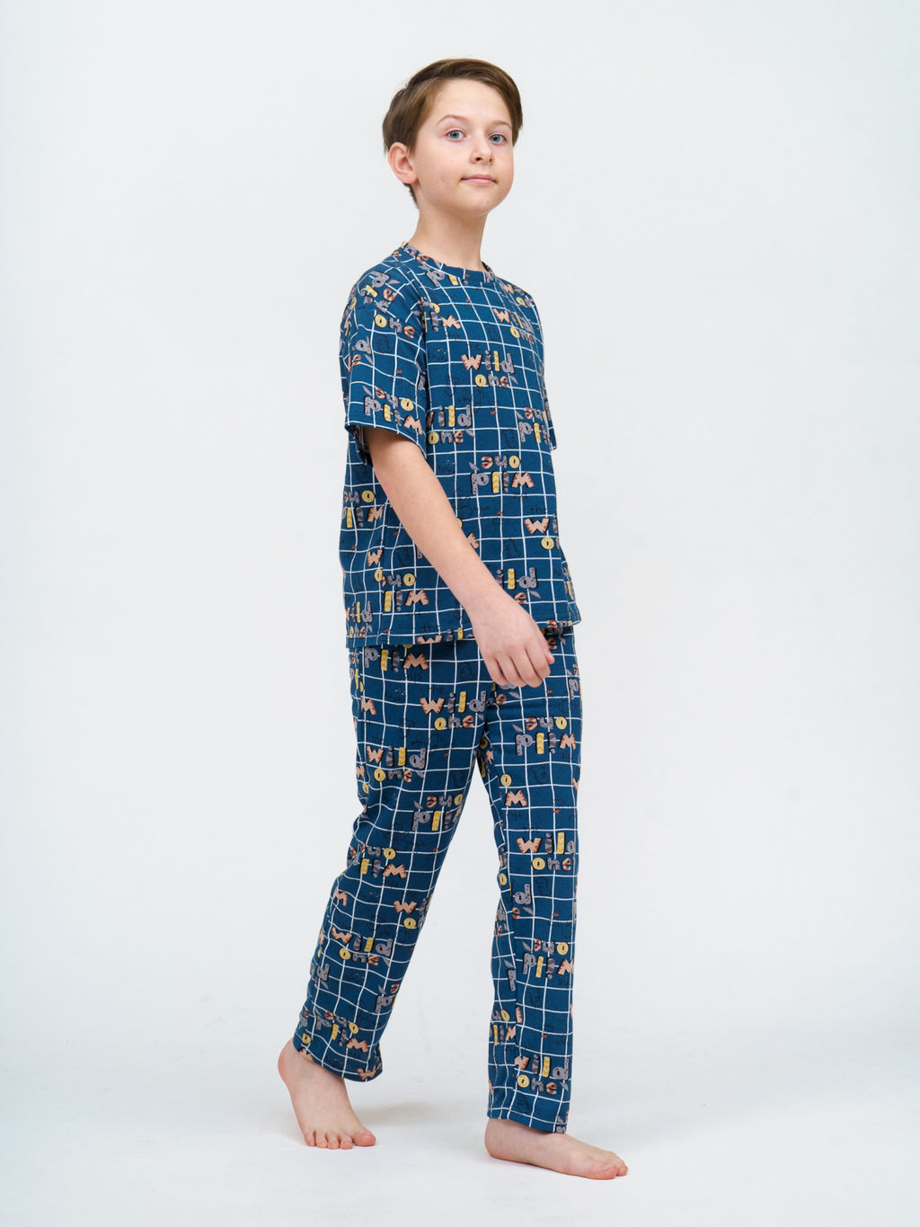 М28/1Д Костюм "Клетка/индиго"