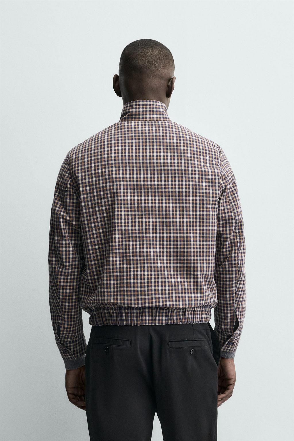 CHECKED BOMBER JACKET - Zara фото 3