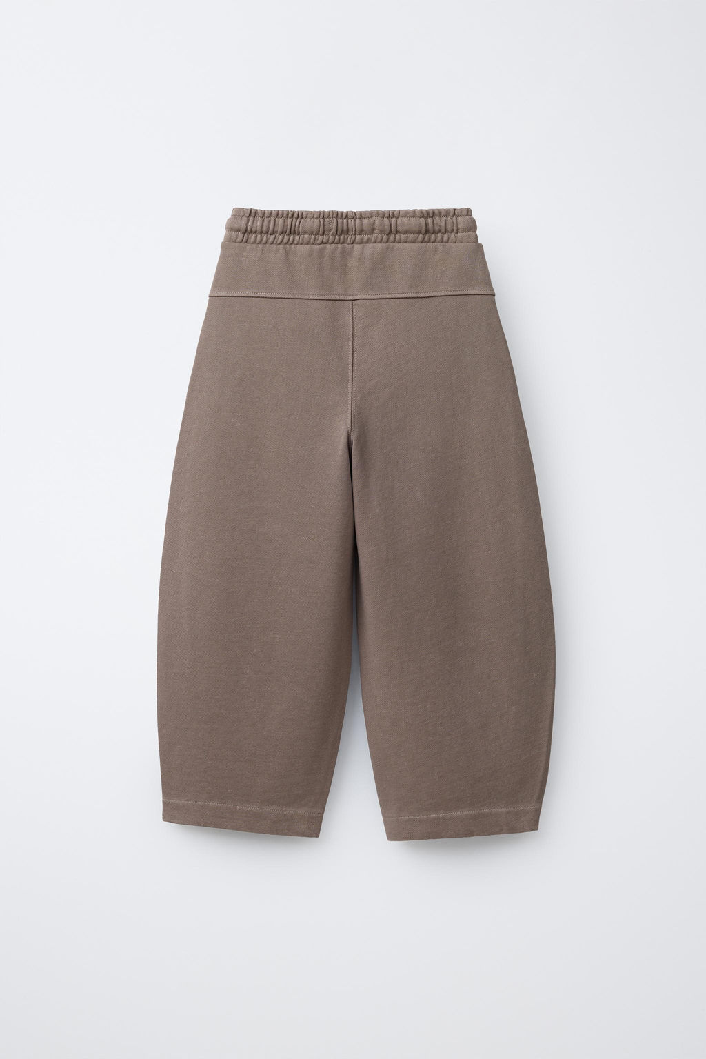 PANTAL?N FELPA BARREL TEXTO / Gris topo - Zara фото 2