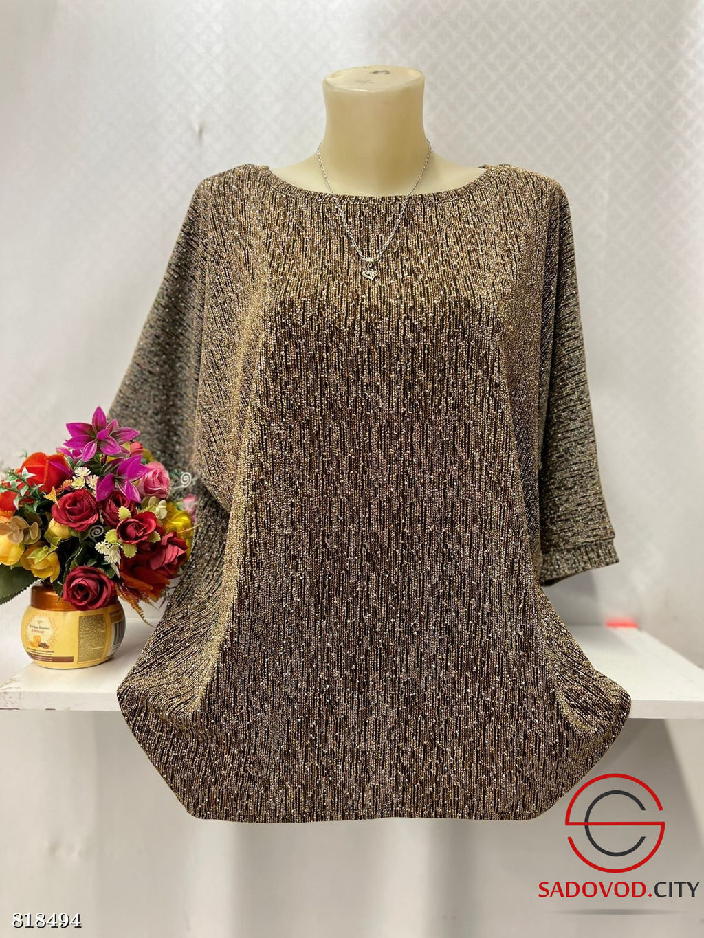 Блузка женская со стразами - Bruno фото 4