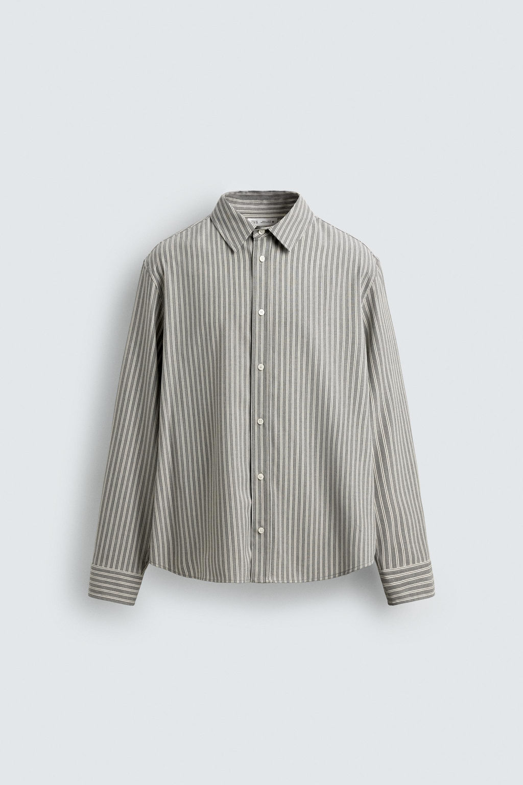 RELAXED FIT STRIPED SHIRT - Zara фото 7