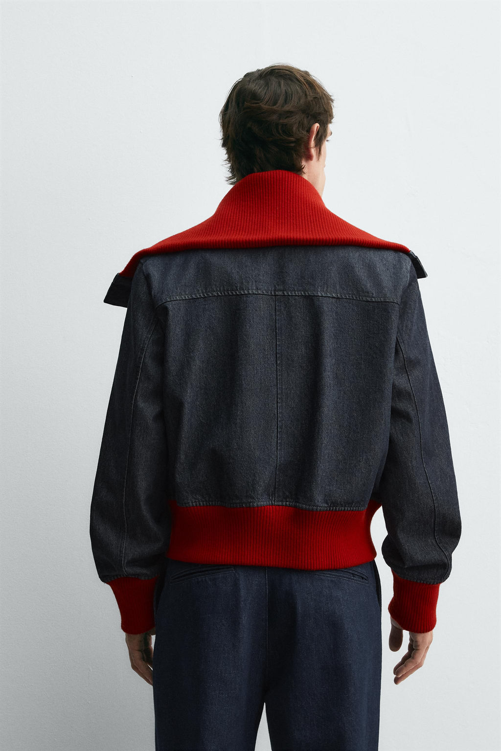 RIB DENIM JACKET HARRY LAMBERT FOR ZARA X DISNEY  фото 3