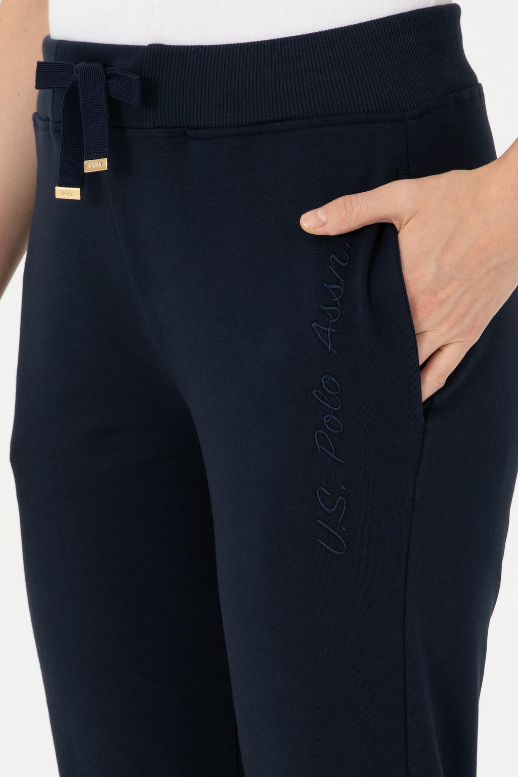 Женские темно-синие спортивные штаны - U.s. polo assn фото 5