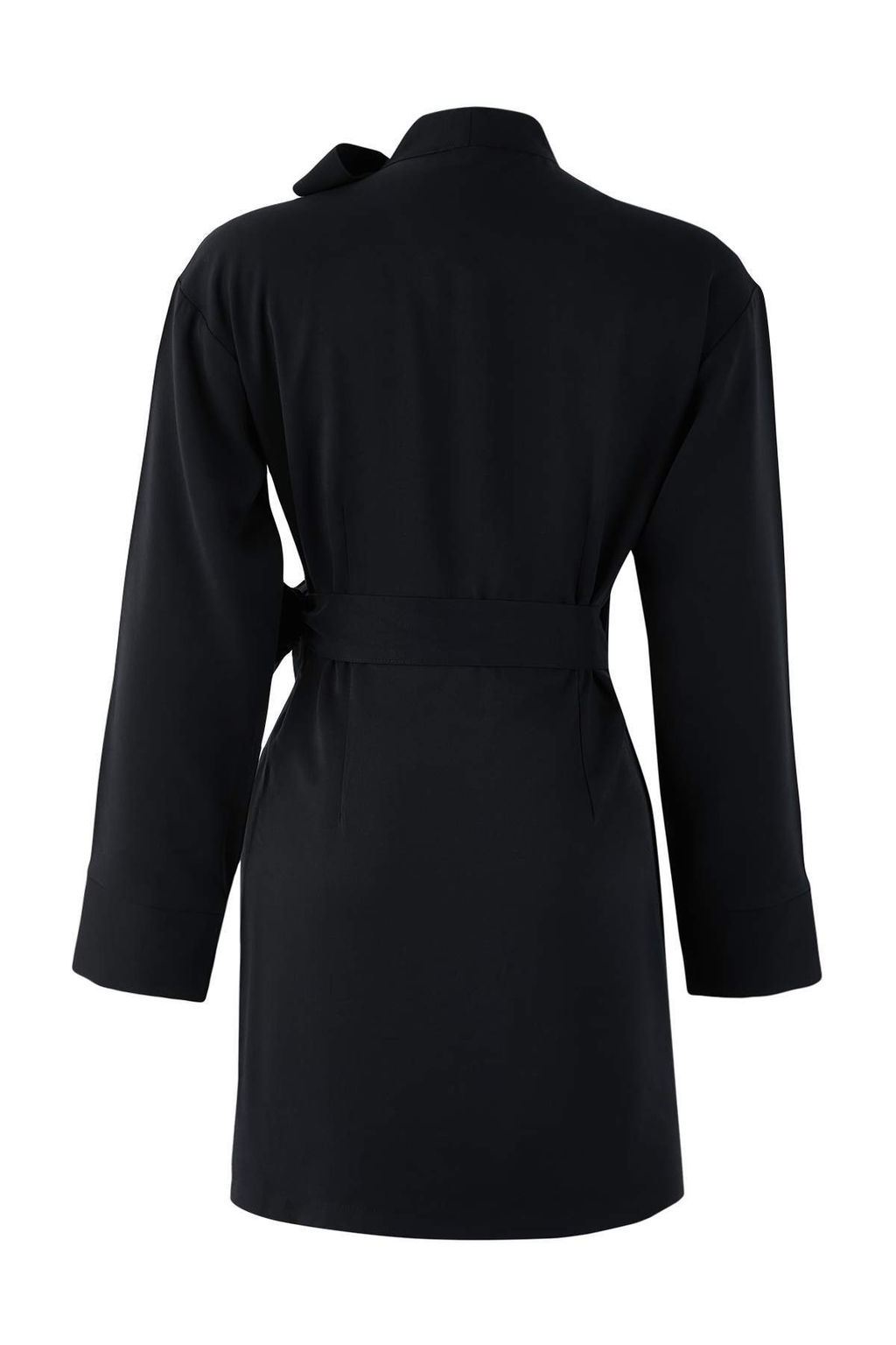 Siyah Duz K?sa / Mini Dokuma Elbise TWOAW26EL00291 - Trendyolmilla фото 6