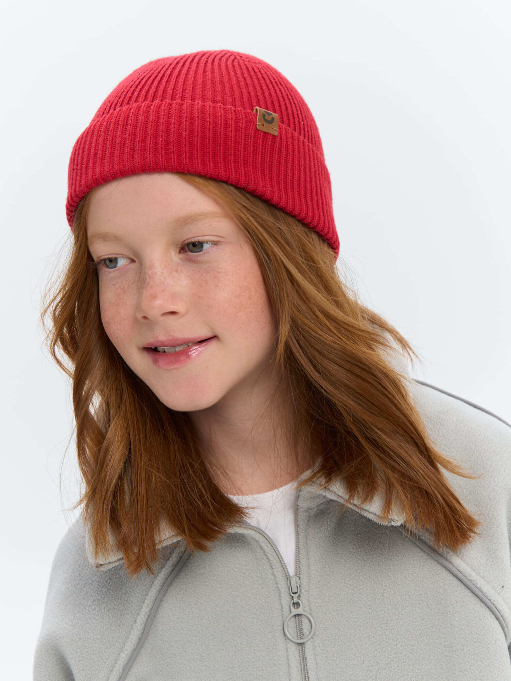 Шапка бини хлопковая Томат 7+ - Bungly фото 2