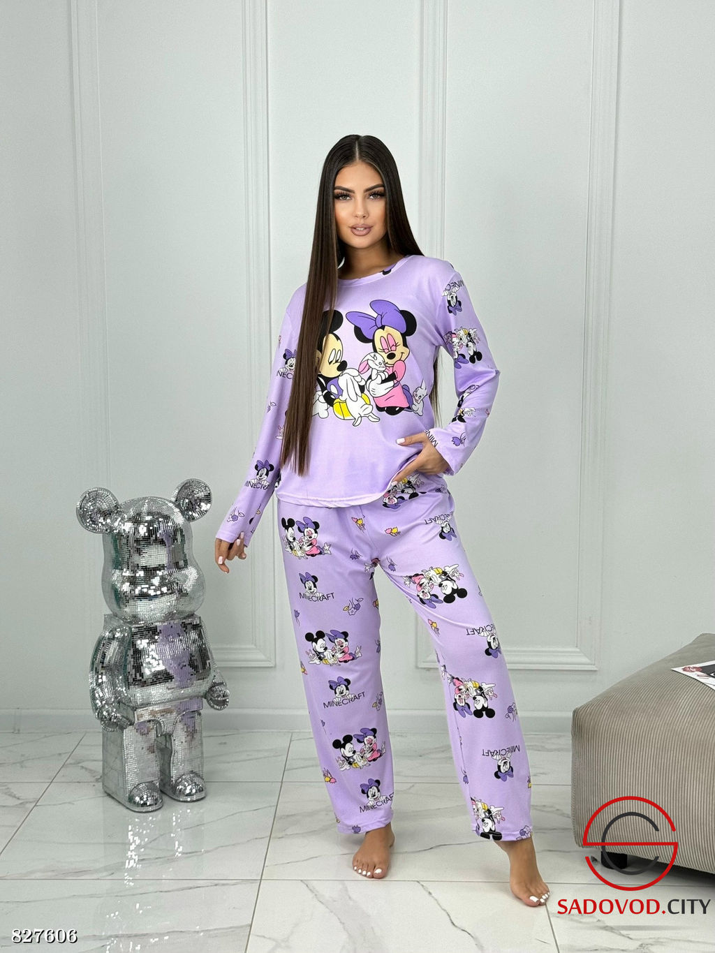 Пижама женская с рисунком