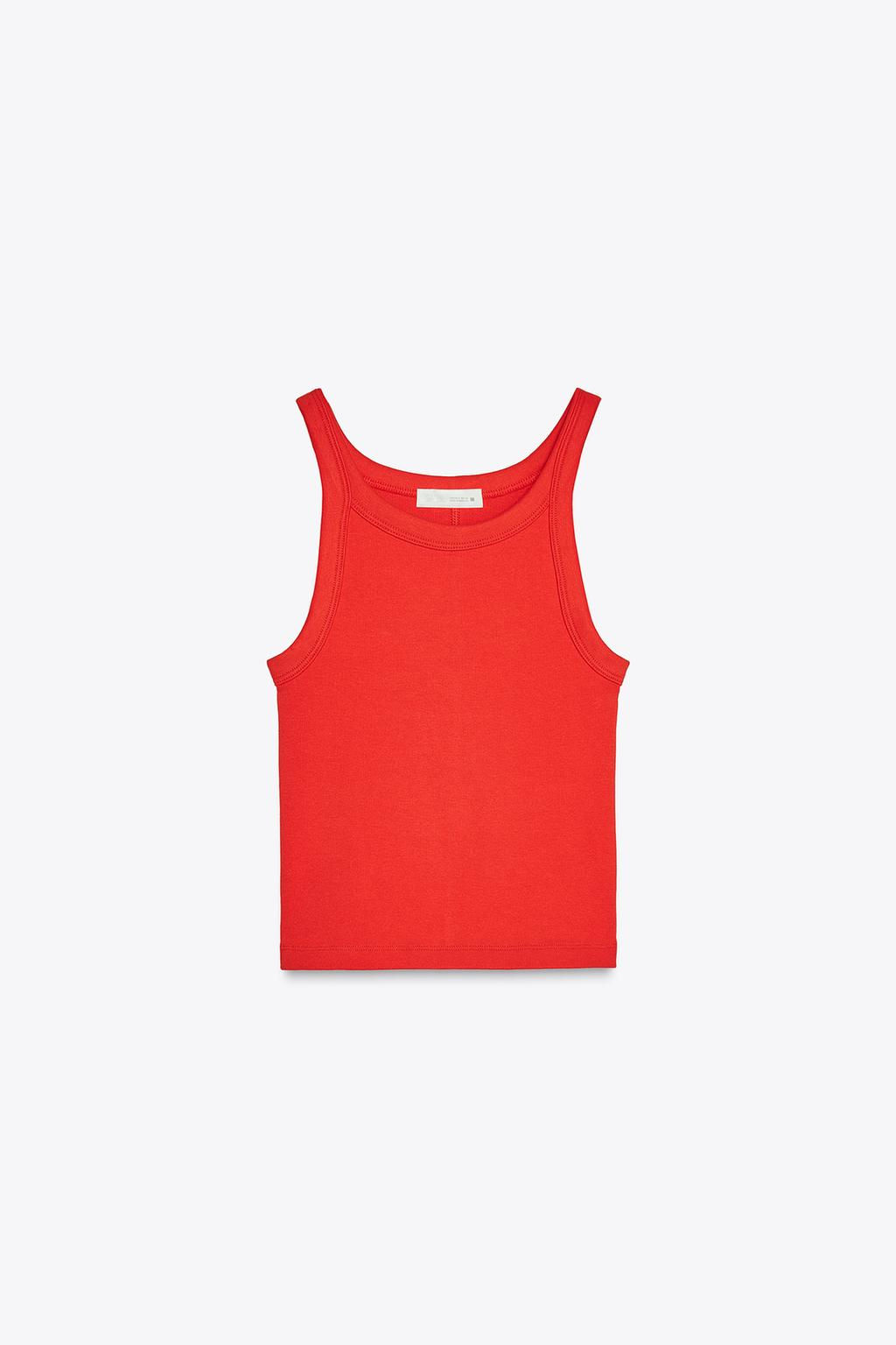 RIBBED CROP TOP - Zara фото 27