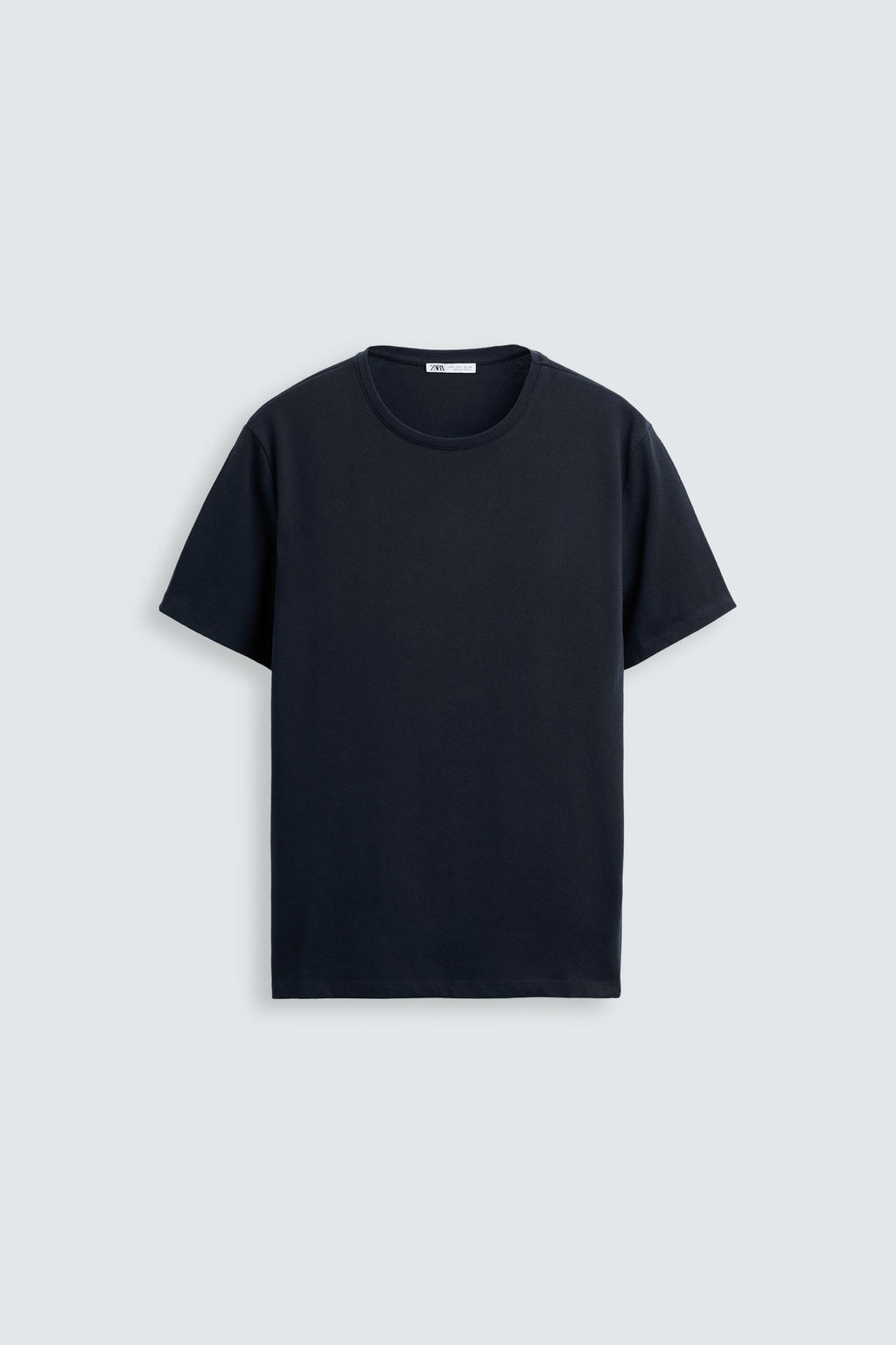 CAMISETA SLIM FIT B?SICA / Marino - Zara фото 6