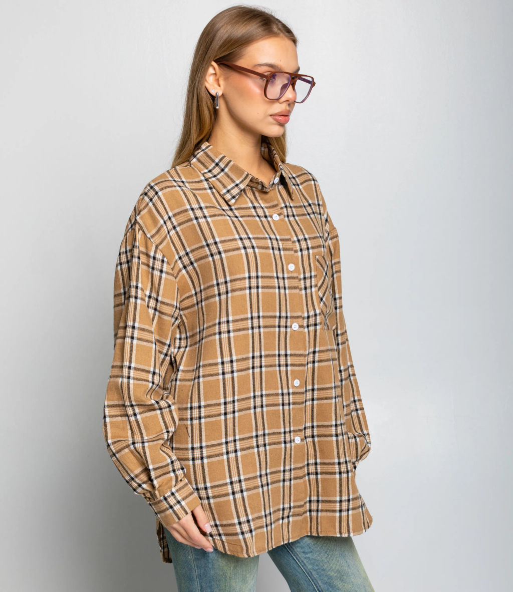 Рубашка #КТ225 (5), бежевый - Dommod фото 2