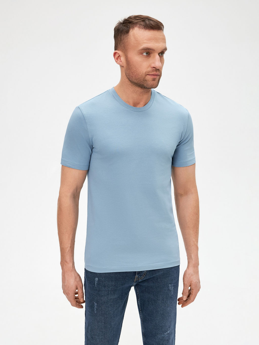 10100110006 Футболка муж. Citroeny серо-голубой - Concept club фото 2