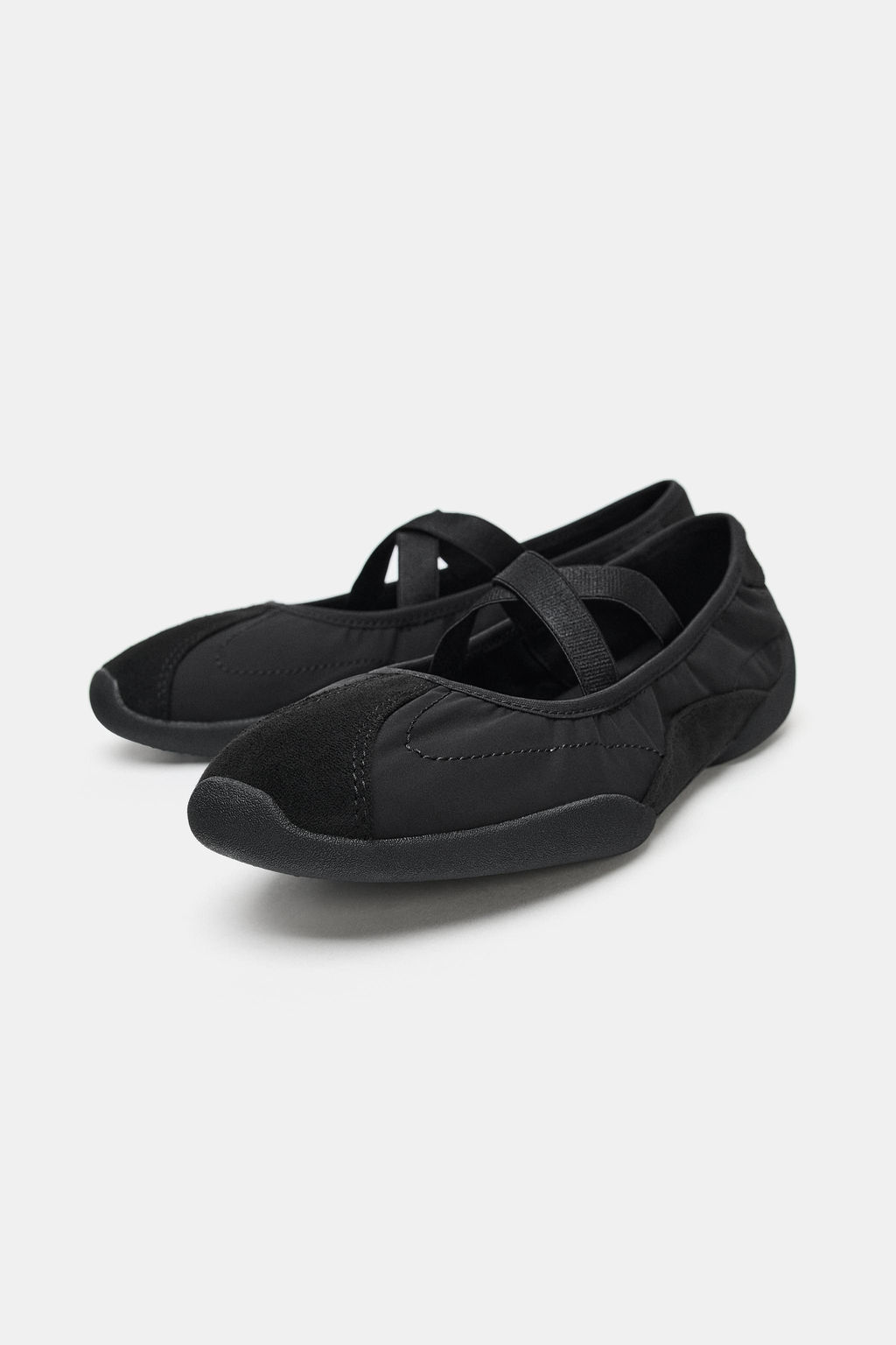 BAILARINA DEPORTIVA TIRAS EL?STICAS / Negro - Zara фото 4