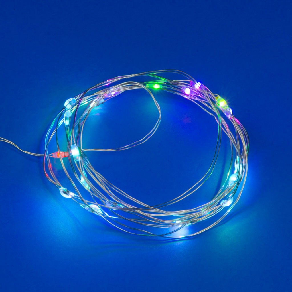 ULD-S0200-020/DTB/3AA/RC RGB IP20 DEW Гирлянда светодиодная Роса на батарейках 3AA (не в/к), 2м. 20 светодиодов. RGB свет. Пульт ДУ (в/к). Провод прозрачный. TM Uniel - Volpe фото 12